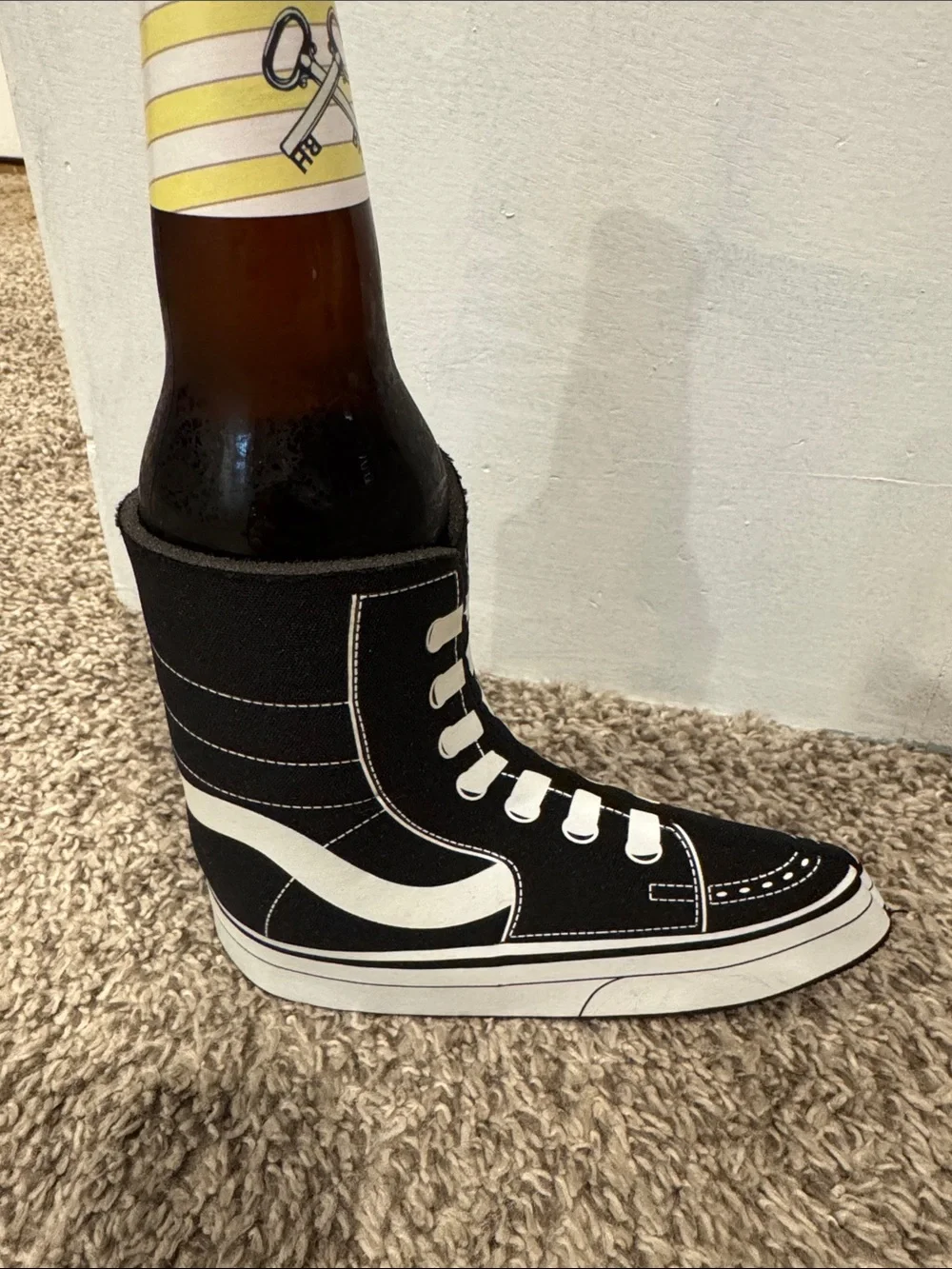 Vans sneaker koozie